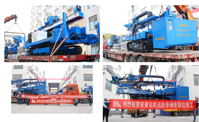 Anman drilling rigs loaded for Angola project shipment