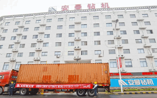 Anman BZ-20 concrete mixing system shipment to Thailand